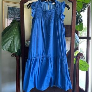 Blue Sleeveless Dress